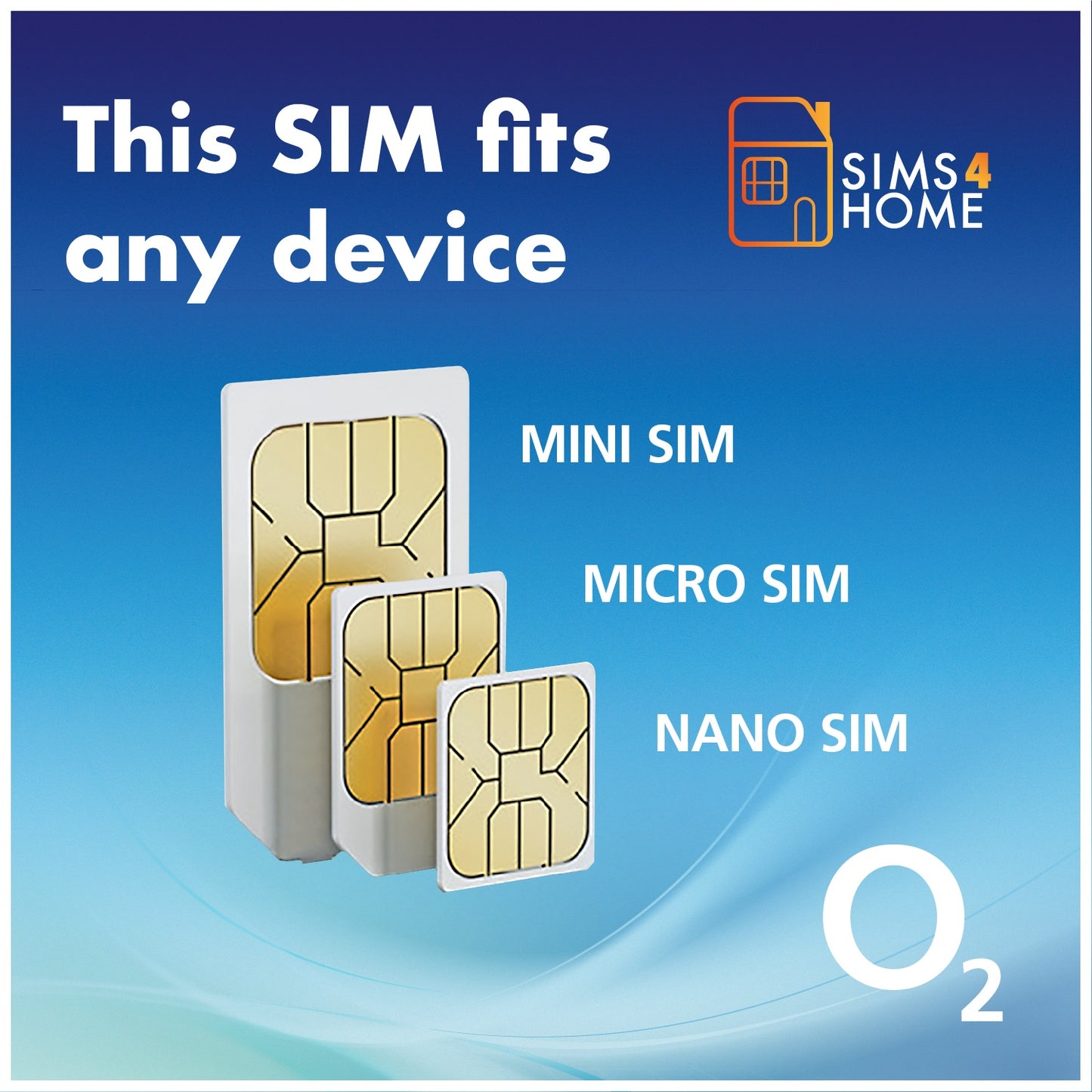 O2 Data Sim Card Preloaded with UNLIMITED 4G/5G Data – Sims4Home